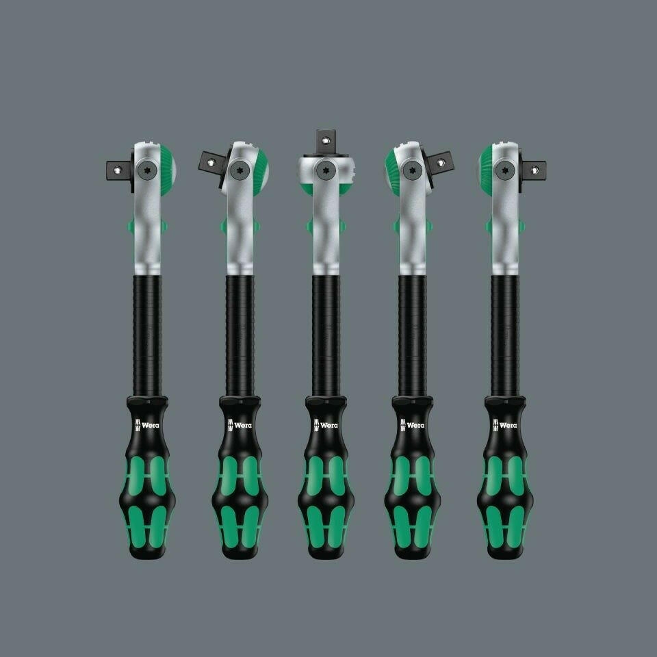 Wera 8100 SA 9 Zyklop Speed Ratchet Set 1/4" Drive SAE 05004019001
