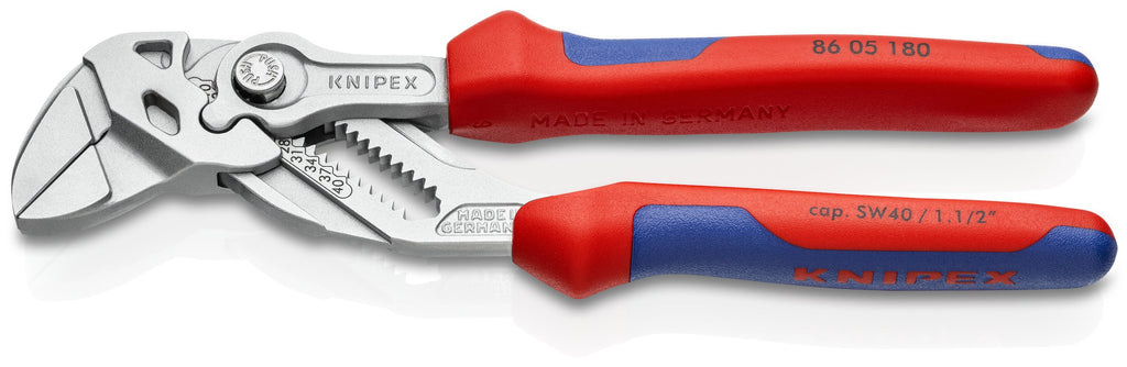 Knipex Pliers Wrench Comfort Grip 7" 86 05 180