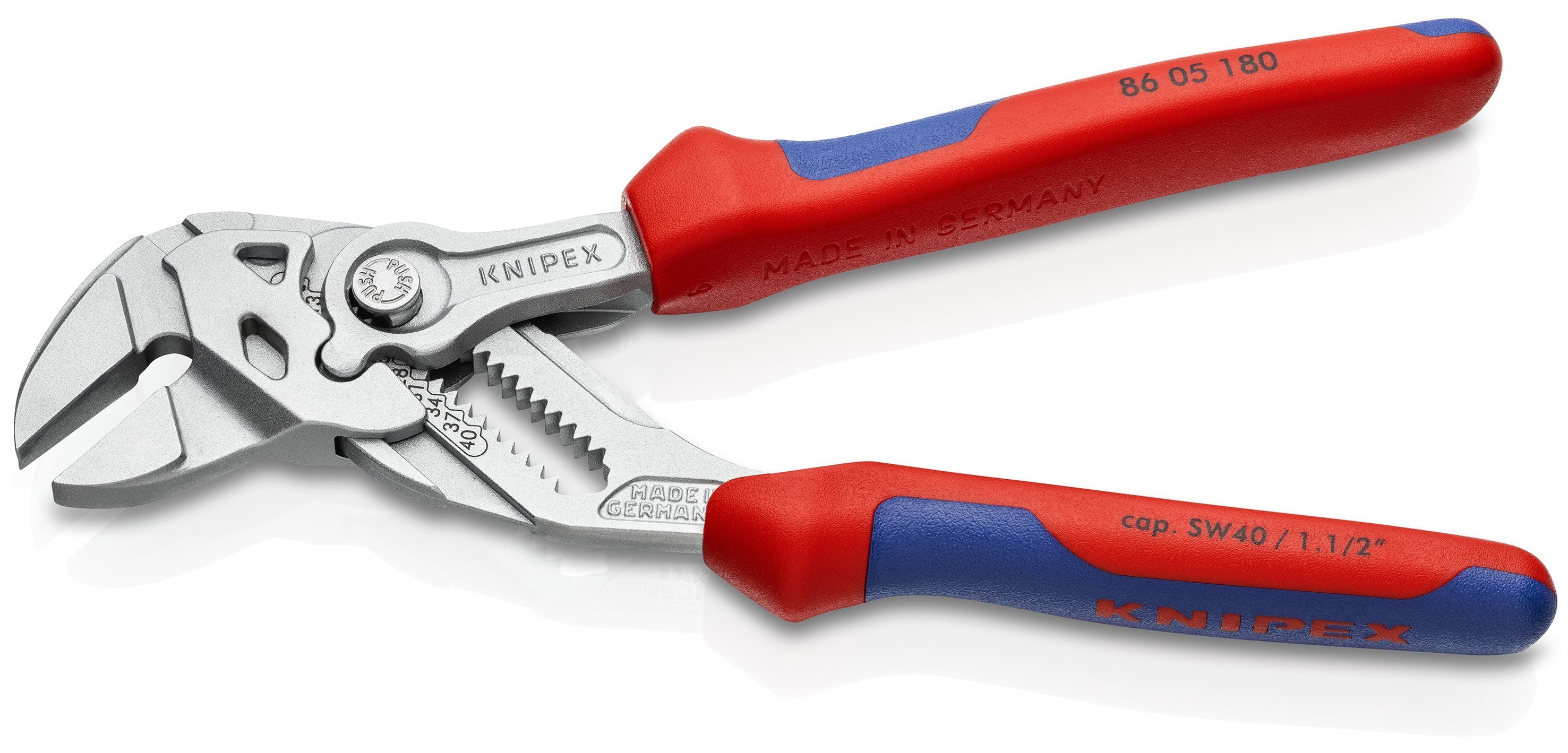 Knipex Pliers Wrench Comfort Grip 7" 86 05 180