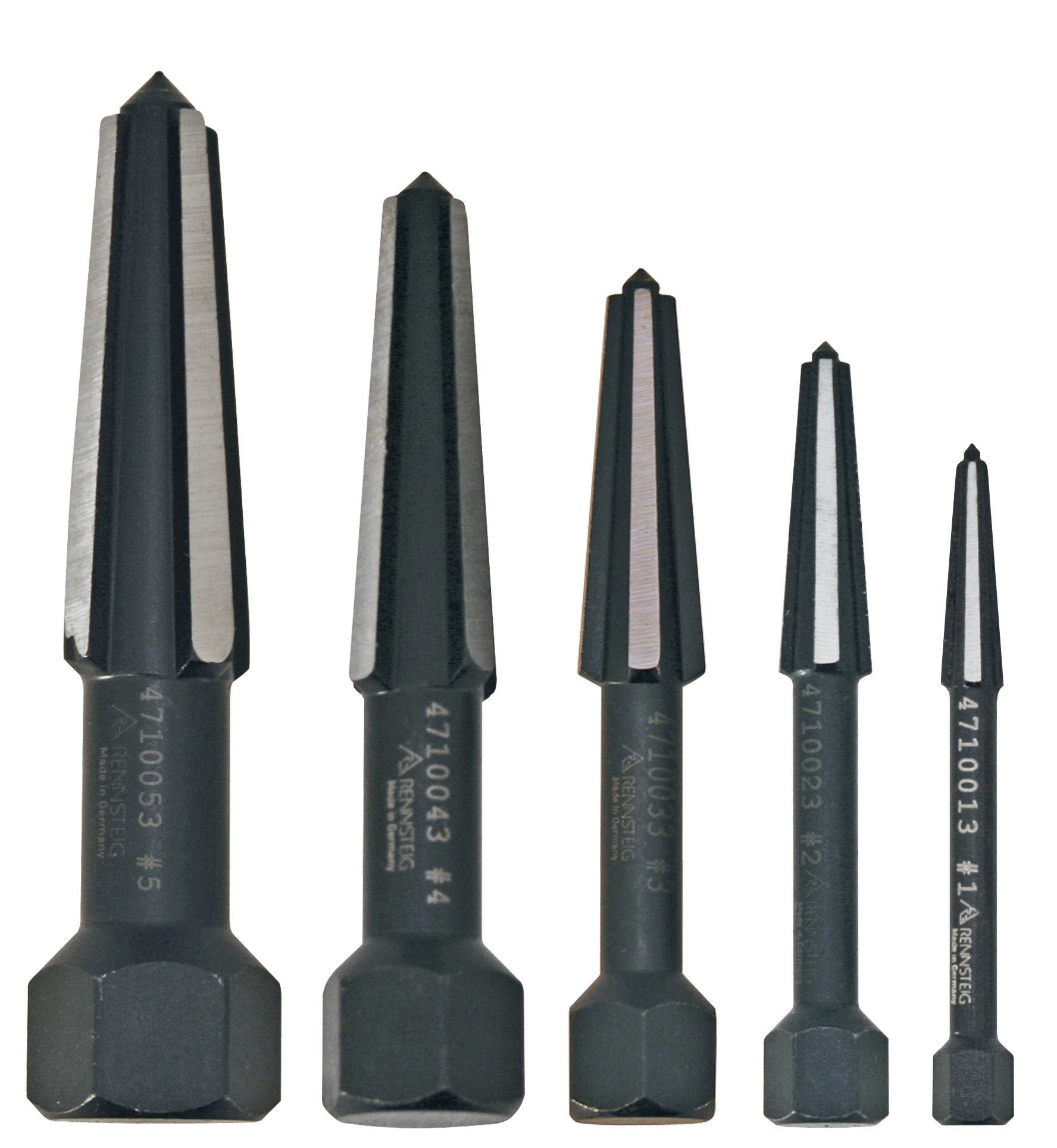 Knipex Size 1-5 Screw Extractor Set 5 Pieces 9R 471 904 3