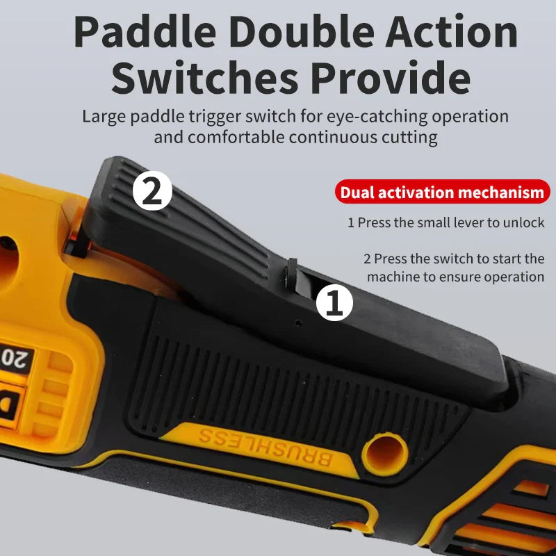 DEWALT LightningCut 9000 — Cordless Brushless Angle Grinder Beast for 125/100mm Precision Cutting & Polishing