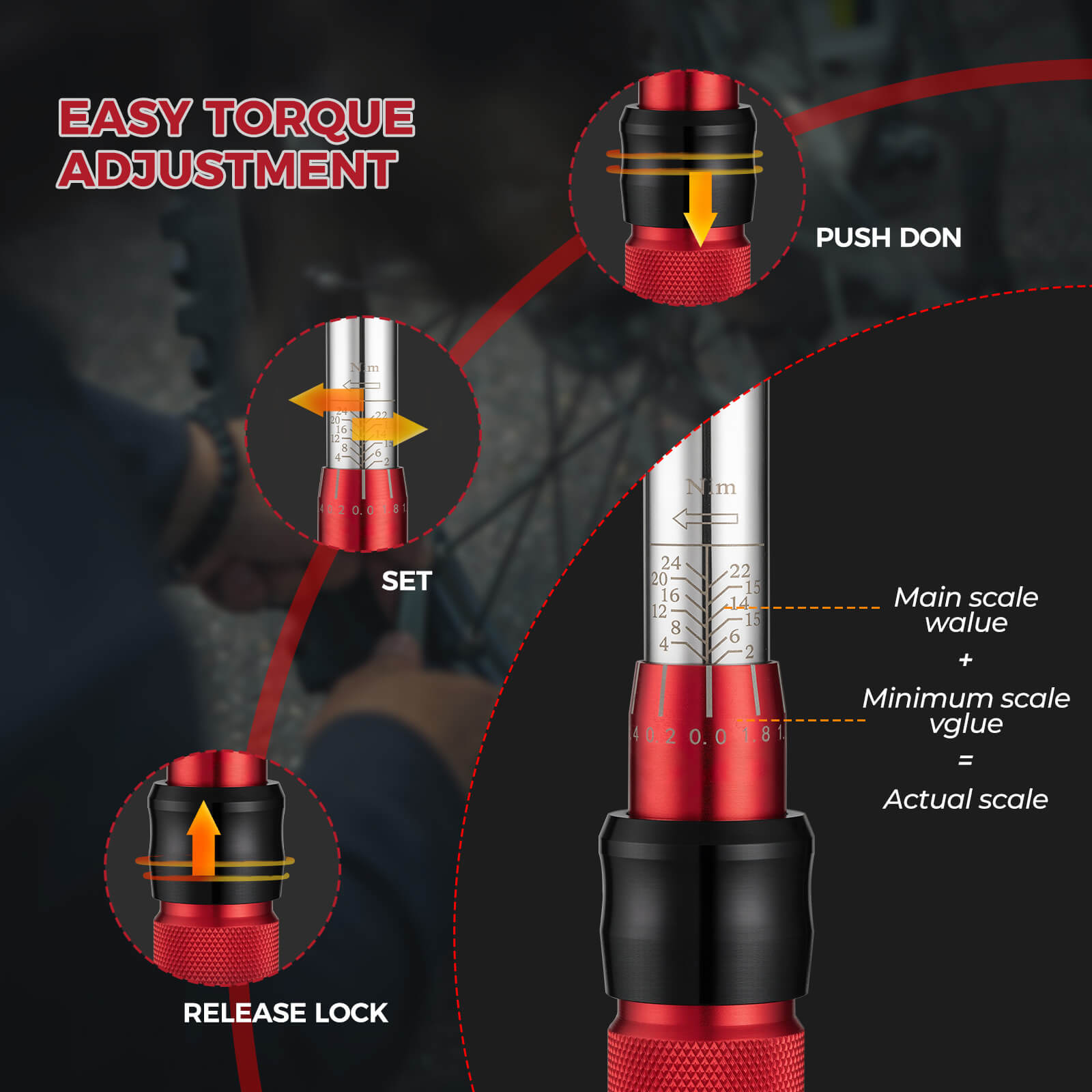 Adjustable Torque Wrench Set